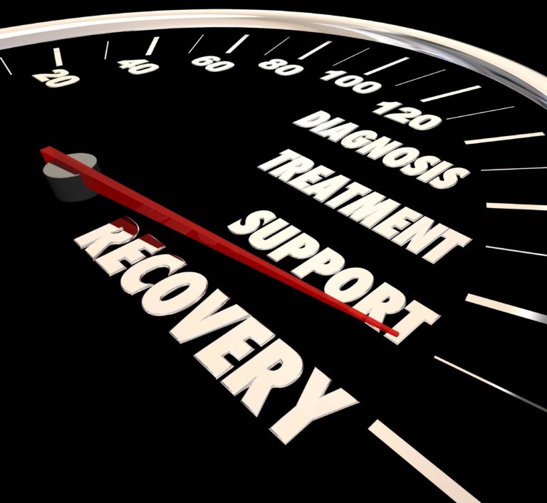 addiction recovery speedometer